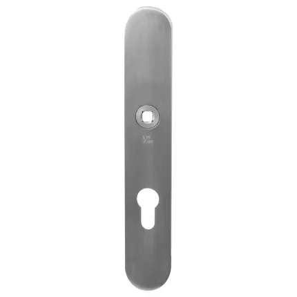 veiligheidsbinnenschild ovaal PC85 248x40x8 mm afgerond RVS Laatste Kans