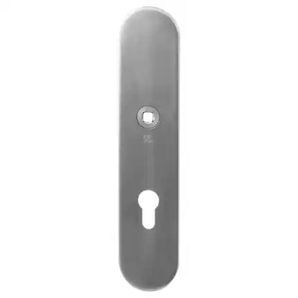 veiligheidsbinnenschild ovaal PC85 248x52x8 mm afgerond RVS Meest Verkocht