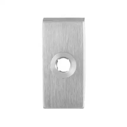 Rozet 70x32x10mm RVS geborsteld rechtsdraaiend rechthoekig Snelle Levering