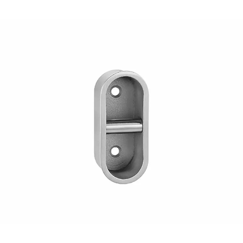Must-Have Schuifdeurkom Ovaal RVS tweedelig