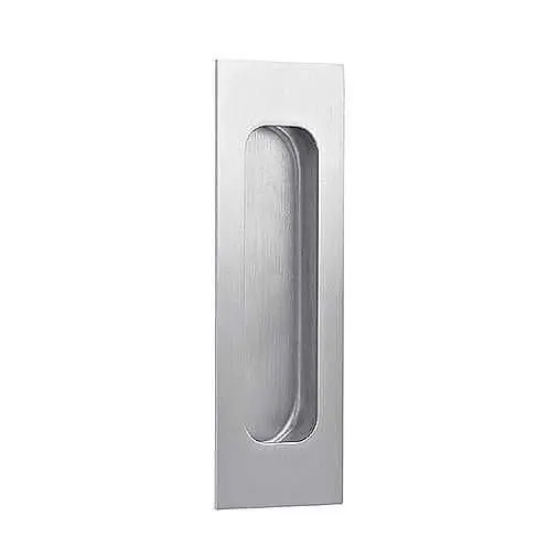 Schuifdeurkom Rechthoekig 120x40x14mm RVS Gecertificeerd