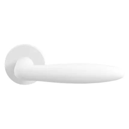 Favoriet GPF8222.40 witte deurkruk Pepe op ronde rozet