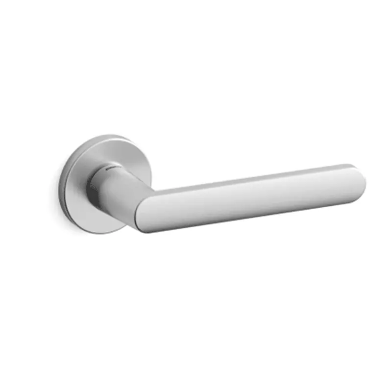 Korting 1301 Zante deurkruk op rozet, satinchrome