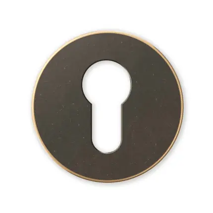 Merkproduct 911/BY cilinderrozet 51x6mm imperial brons