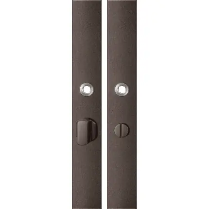 GPF1175.A1 langschild rechthoekig WC57/8 grote knop Dark blend Must-Have