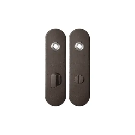 Lage Prijs GPF1110.A1 kortschild afgerond WC72/8 grote knop Dark blend
