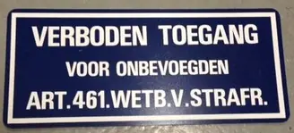 Koop Vandaag TEKSTBORD Z148 300X130VERB.TOEG.
