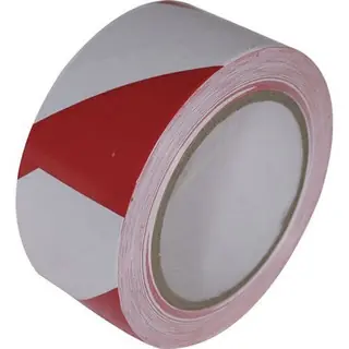 Hete Deal MARKERINGSTAPE 50MMX33M ROOD/WIT