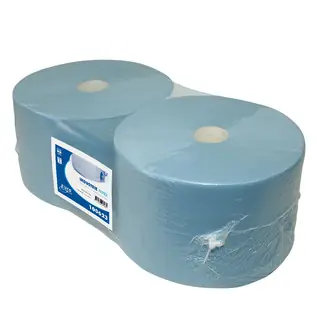 Snelle Levering HANDDOEKROL MAXI 380MTR BLAUW