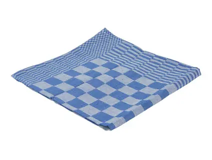 Beperkte Voorraad THEEDOEK GEBLOKT 70X70CM