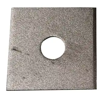 Koopje Volgplaat vierkant DIN 436, blank