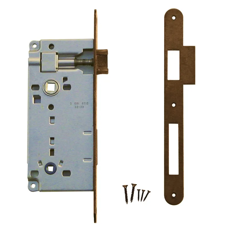 Op = Op HDD Pro AGB Insteekslot WC Mat Brons 90mm + tegenplaat smal recht
