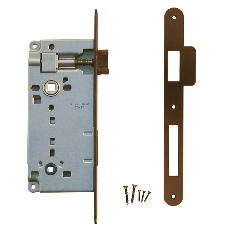 Korting HDD Pro AGB Insteekslot WC Mat Brons 90mm + tegenplaat smal rond