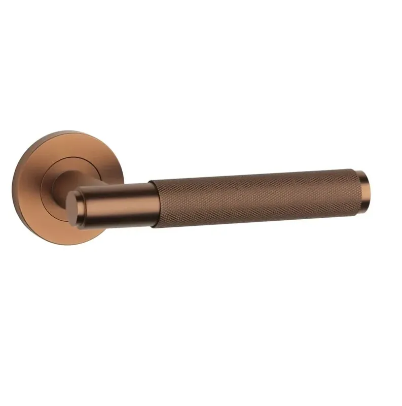 STERK Koper PVD deurkrukken OVAL 1741 pro 8mm Hoge Kwaliteit