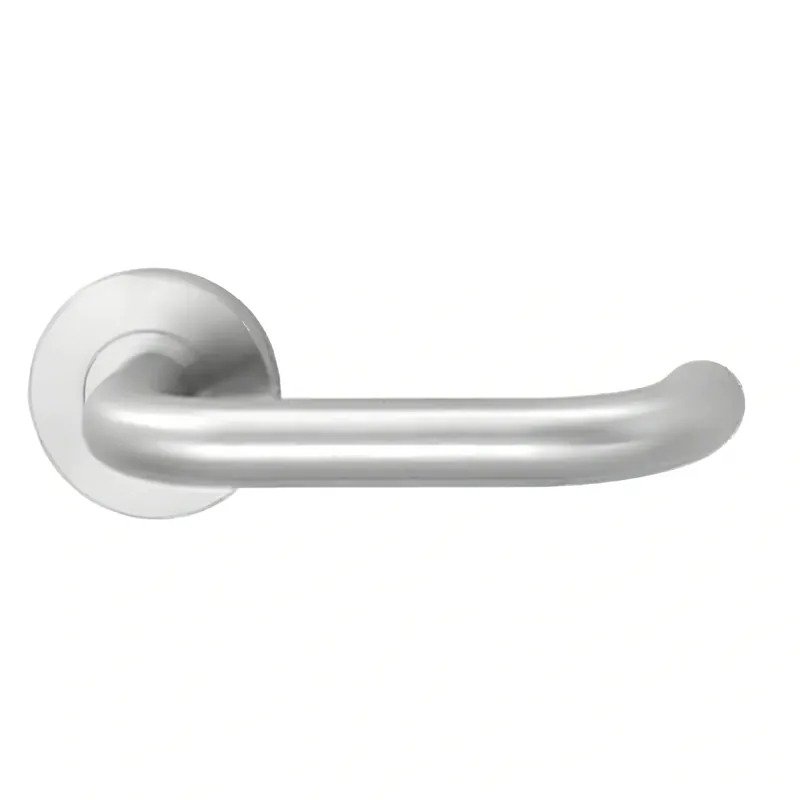Hafi Private Line Deurkruk model 202 rond RVS geborsteld Direct Beschikbaar