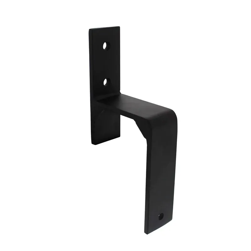 Express Levering Intersteel Set van 5 wandsteunen voor dubbele schuifdeuren Mat Zwart