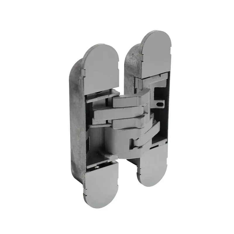 Hoge Kwaliteit Intersteel Onzichtbare verdekte scharnier 130x30mm Zilvergrijs 3D Instelbaar