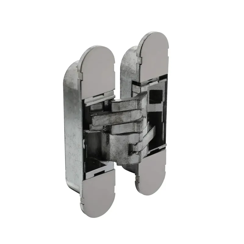 Laatste Kans Intersteel Onzichtbare verdekte scharnier 130x30mm Zamak-nikkel 3D Instelbaar