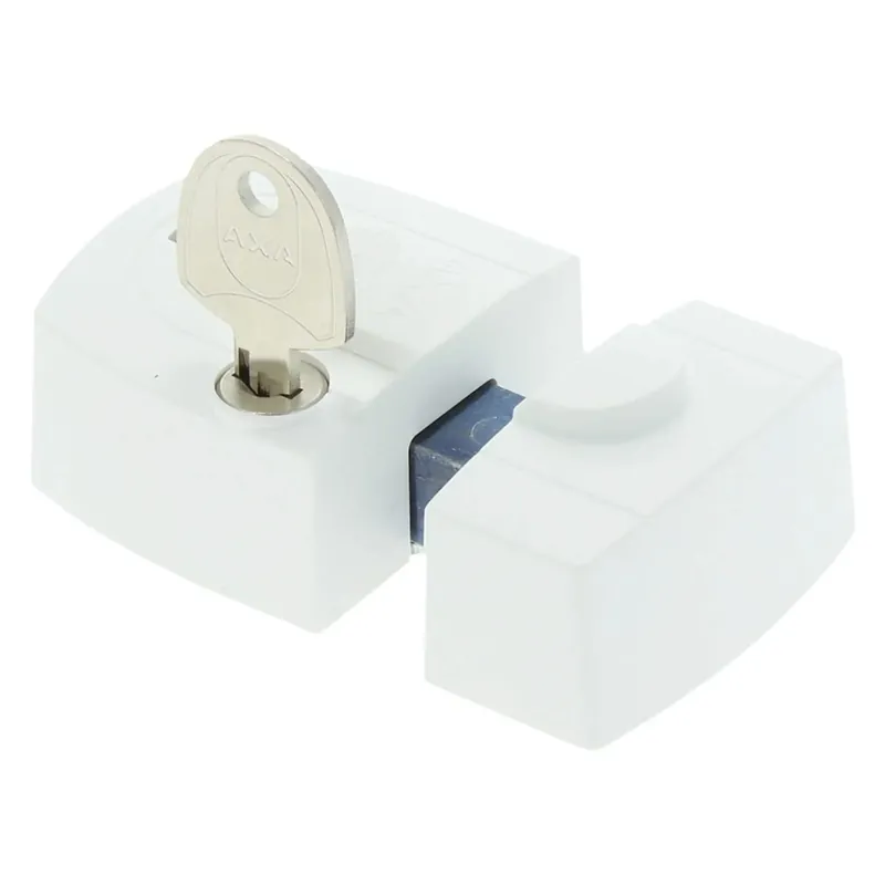 Uitverkoop Axa Oplegslot Cil binnendraaiend SKG1 30152098bl Wit