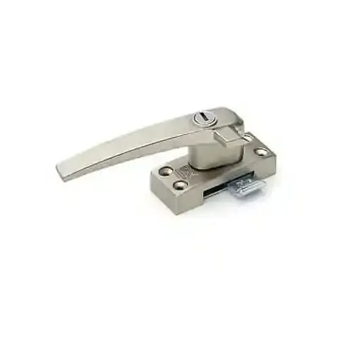 DX - Raamboompje met cilinderslot - linkshandig met nok - SKG*® - zamac - rvs finish Speciale Aanbieding