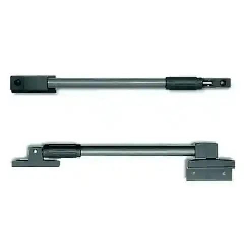DX - Telescopische raamuitzetter - naar binnen- en buitendraaiend - 225 - 295 min-max - zilver-antraciet Weekendaanbieding