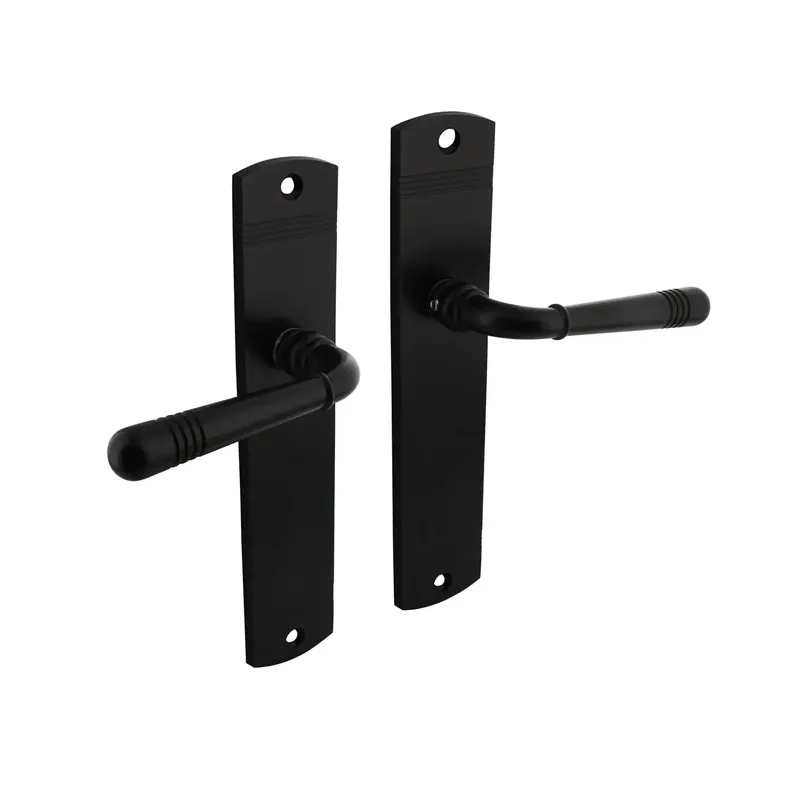 Intersteel Deurkruk Helena op schild 235x45 mm blind mat zwart Nieuw