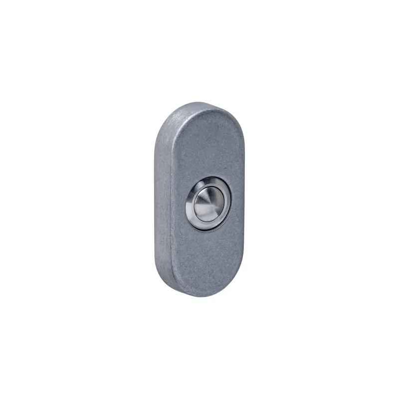 Intersteel Deurbel Ovaal Verdekt 65x30x10mm RVS Getrommeld Koop Vandaag
