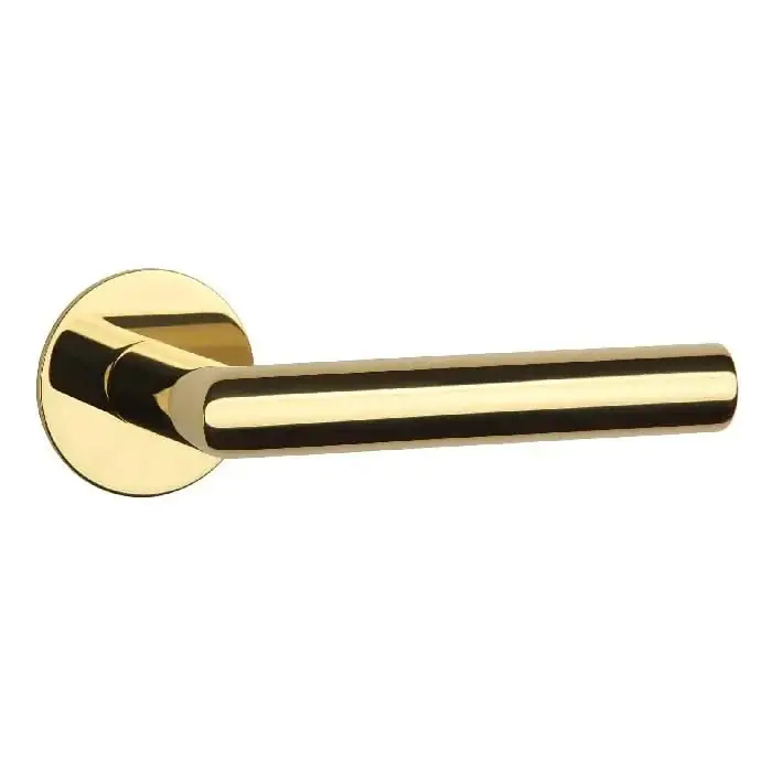 Goedkoop STERK Deurkrukken OVAL 1750 ultra dun 3mm goud gepolijst PVD