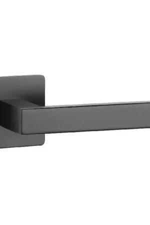 Weekendaanbieding STERK Zwarte deurkrukken KVADRAT 1760 ultra dun 3mm