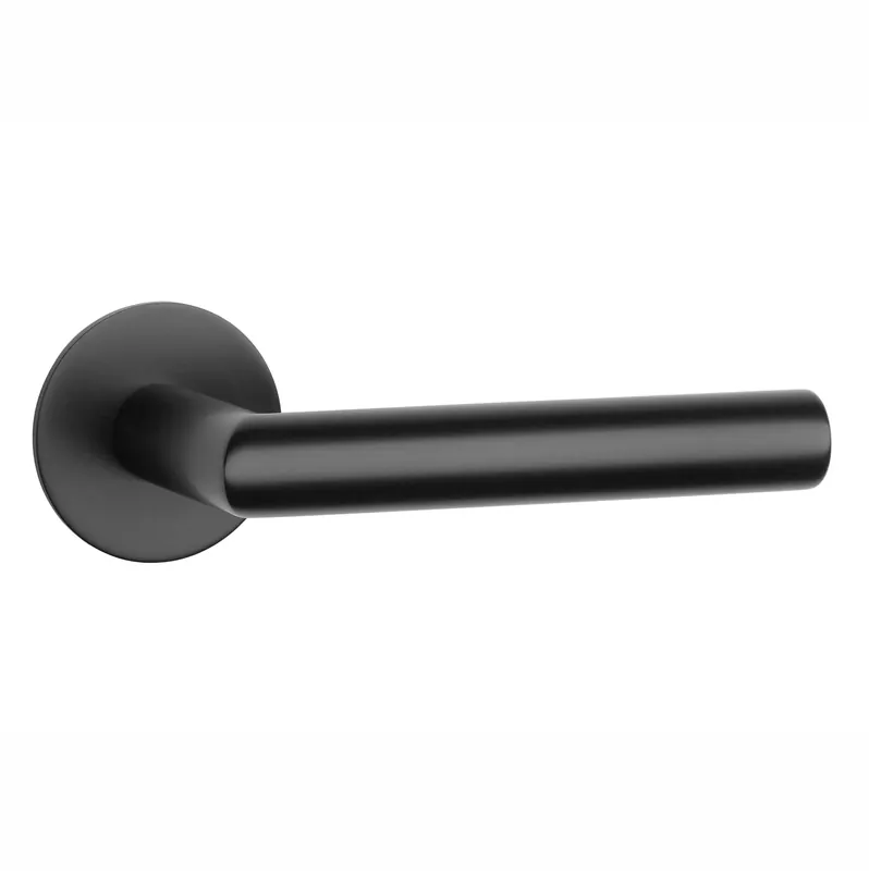 Finale Uitverkoop STERK Zwarte deurkrukken OVAL 1750 ultra dun 3mm