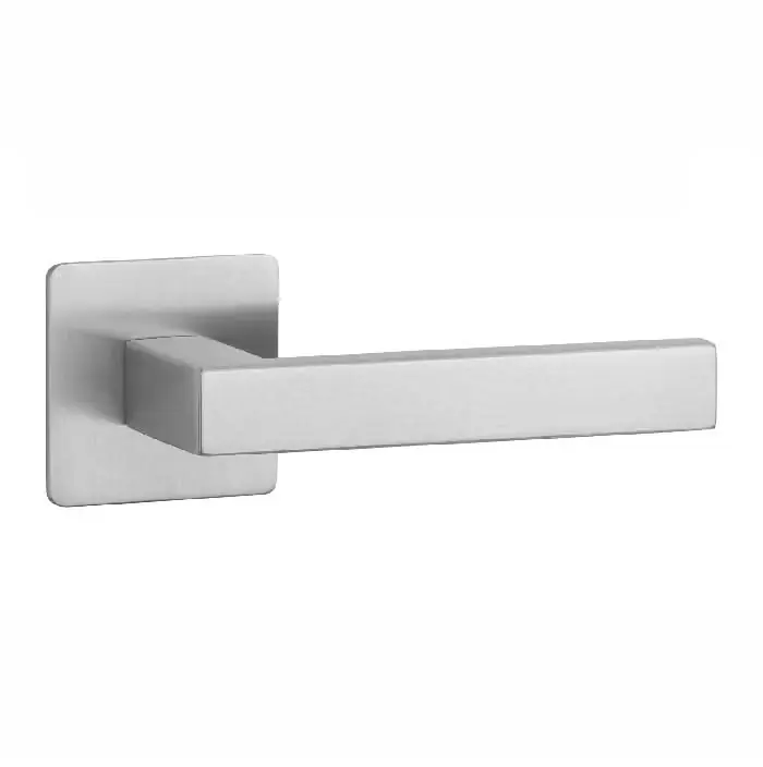 STERK RVS deurkrukken KVADRAT 1760 ultra dun 3mm Gecertificeerd