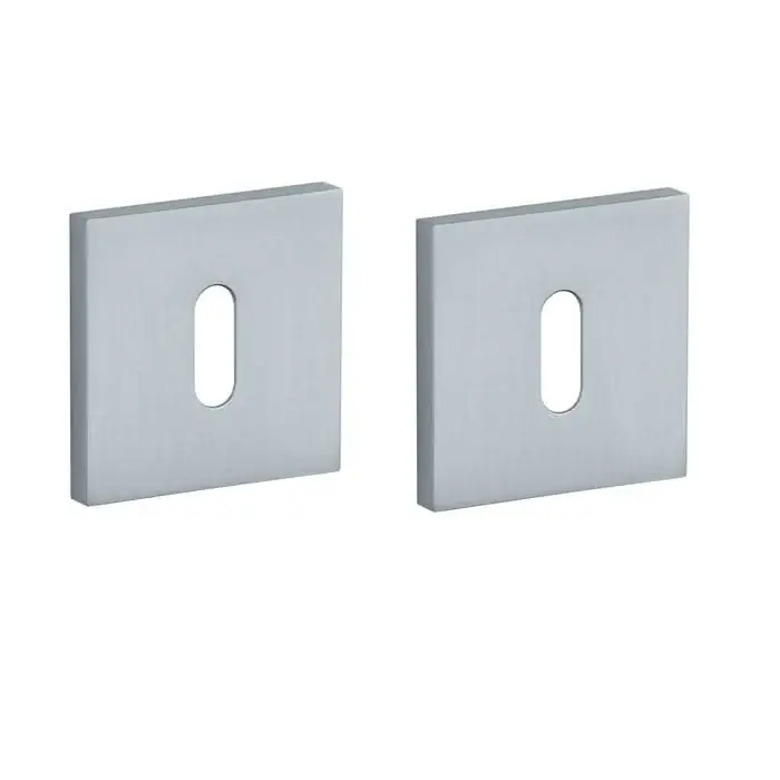 Seizoensaanbieding STILE Sleutelrozetten 53x53x7mm Mat Chroom