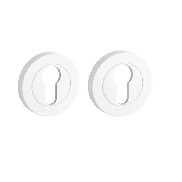 STERK Cilinderrozetten 1711 OVAL PRO 8mm Wit Uitverkoop