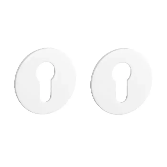 STERK Cilinderplaatjes OVAL 1711 Ultra dun 3mm Wit Koopje