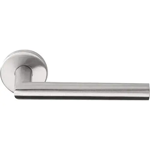 Formani Deurkruk BASIC LB2-19 op ronde rozet RVS mat Seizoensaanbieding