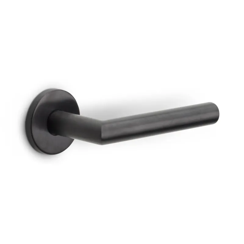Formani Deurkruk BASIC LB2-19 op ronde rozet PVD Gunmetal Superprijs