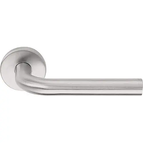 Formani Deurkruk BASIC LB3-19 op ronde rozet RVS mat Populair