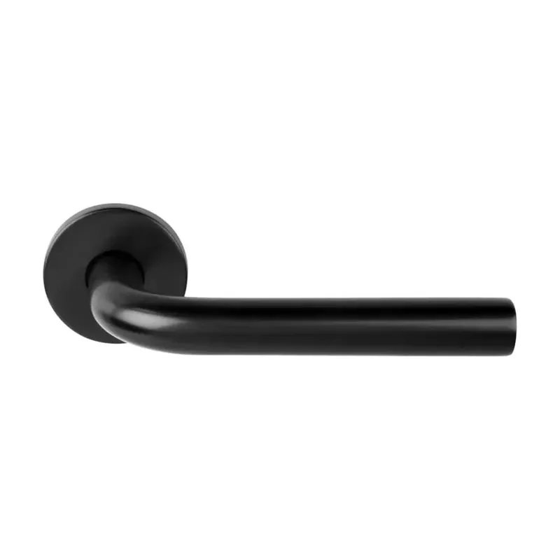 Deurkruk Clava ronde rozet PVD Gunmetal Merkproduct