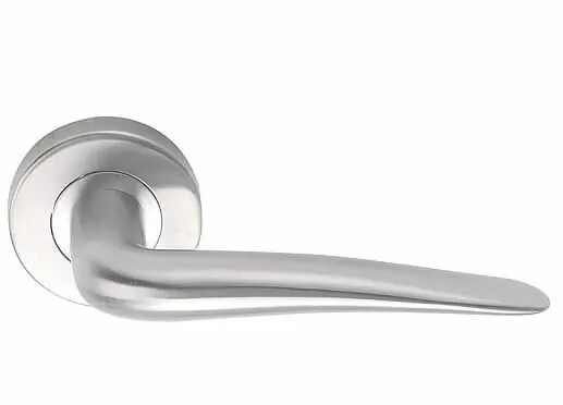 Aanbieding Deurkruk Parapetia ronde rozet RVS mat