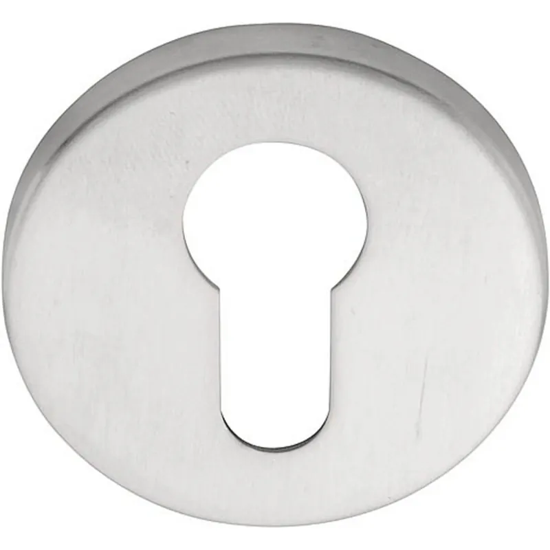 Formani Cilinderplaatje BASIC LBY50 6mm PVD mat RVS Op = Op