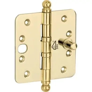 Beste Prijs Artitec Mi Satori Kogellagerscharnier SKG3 ronde hoek bol 89x89mm messing ongelakt