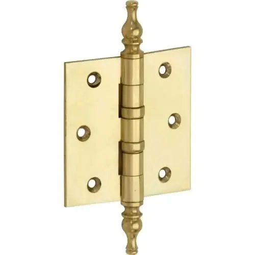 Favoriet Artitec Mi Satori Kogellagerscharnier ronde hoek bol 76x76mm messing ongelakt
