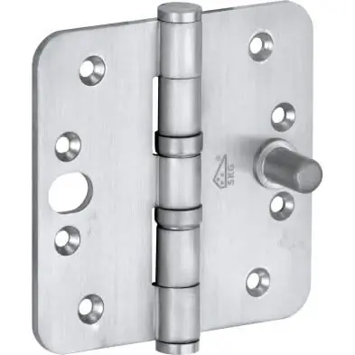Aanbieding Artitec Mi Satori Kogellagerscharnier SKG3 ronde hoek vlak 89x89mm mat chroom