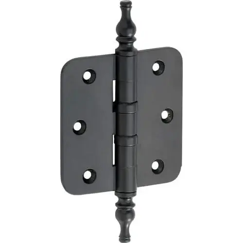 Artitec Mi Satori Kogellagerscharnier ronde hoek vaas 76x76mm mat zwart Laatste Versie