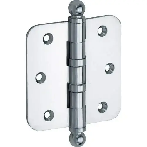 Artitec Mi Satori Kogellagerscharnier ronde hoek bol 89x89mm glans chroom Gratis Retour
