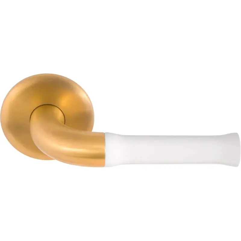 Merkproduct Formani Deurkruk Edward van Vliet EV100/64 PVD mat goud/ wit