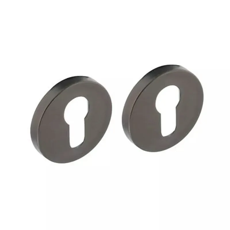 Snelle Levering Intersteel Cilinderrozetten 53x8mm Antraciet grijs
