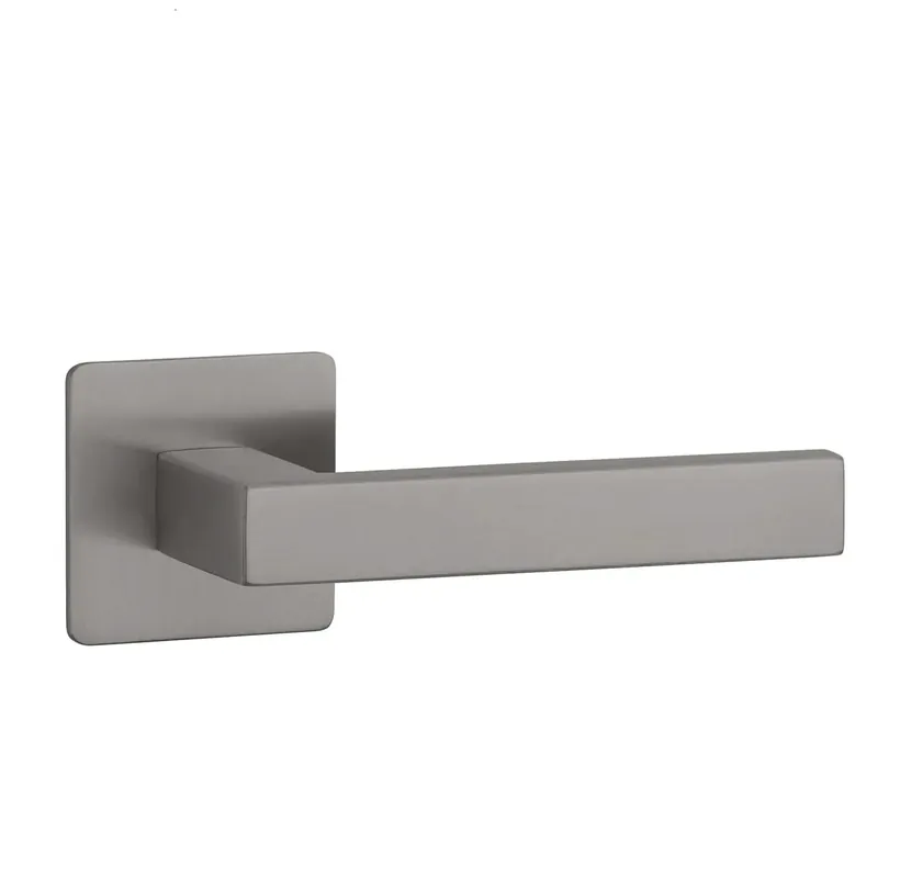 STERK Deurkrukken KVADRAT 1760 ultra dun 3mm grafiet basalt PVD Favoriet