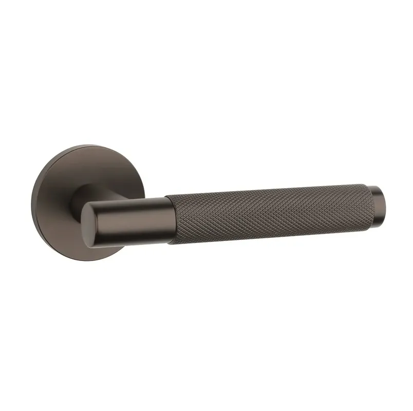 Must-Have Deurkruk MOLINIA Bruin Bronze Aprile op Rond Rozet Brons