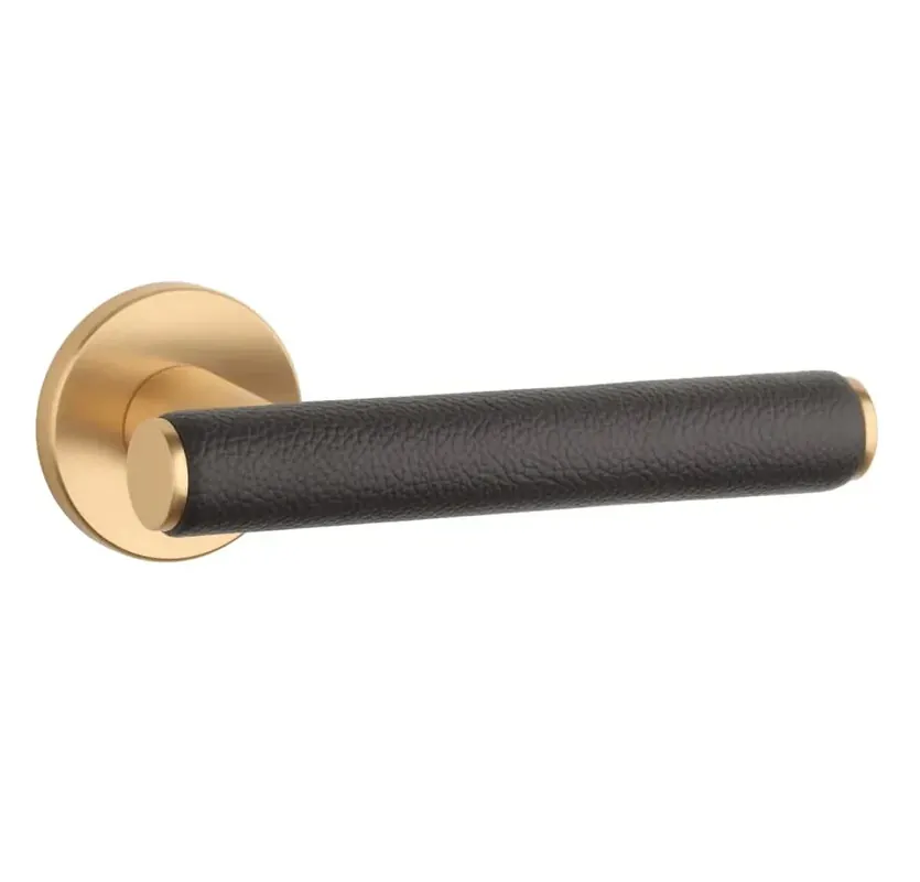 Aprile Egeria Rond – Goud/ Bruin Leer Hete Deal